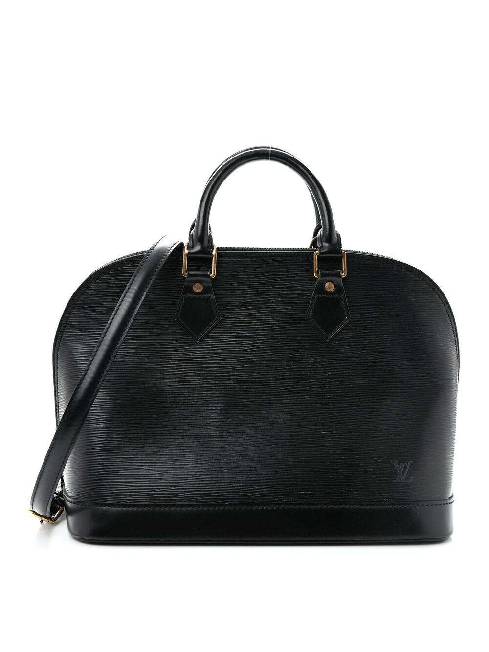 Louis Vuitton Epi Alma Pm Black #374184L75B